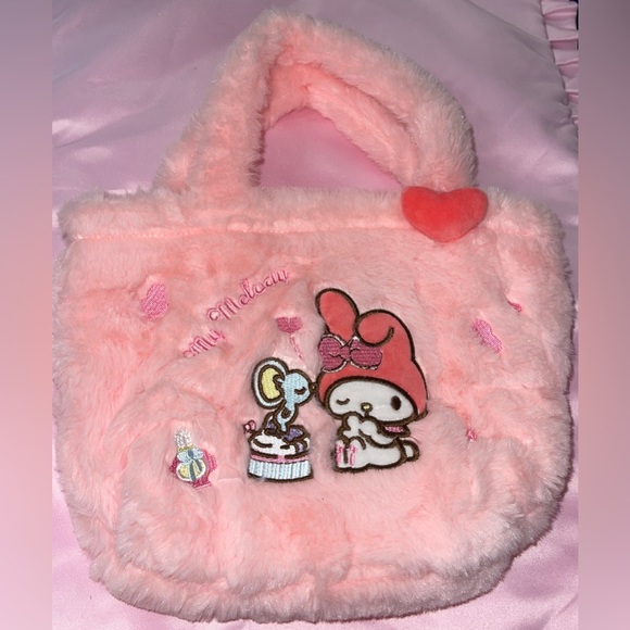 Handbags - My Melody Mini Plush Tote Bag